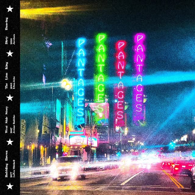 Neon Pantages poster design
