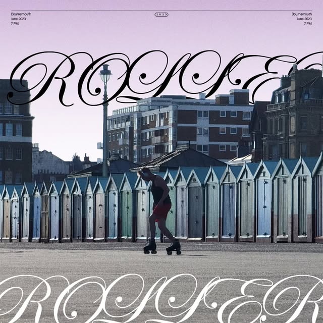 Bournemouth roller poster design