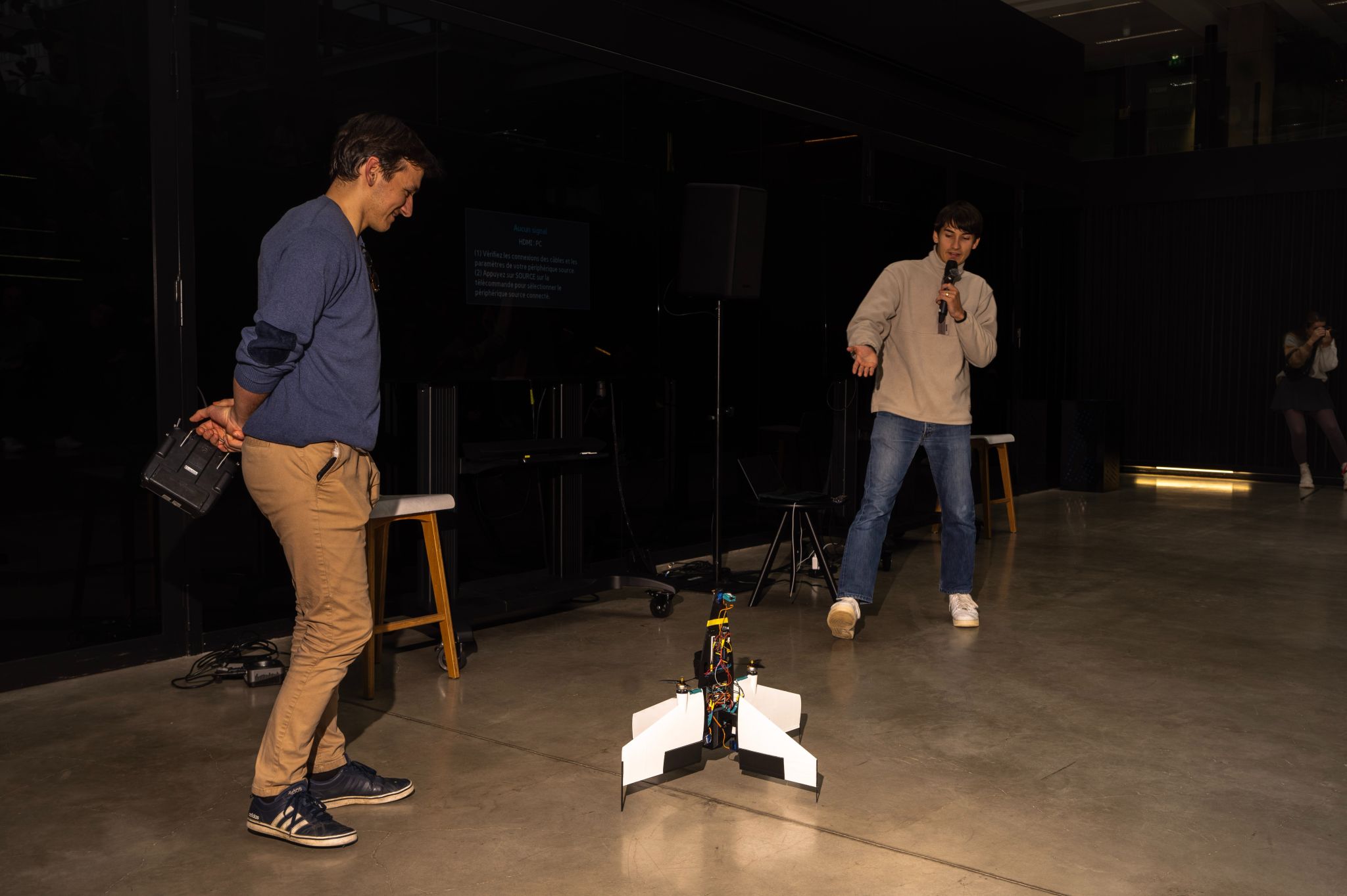 European Defense Tech Hackathon drone demonstration